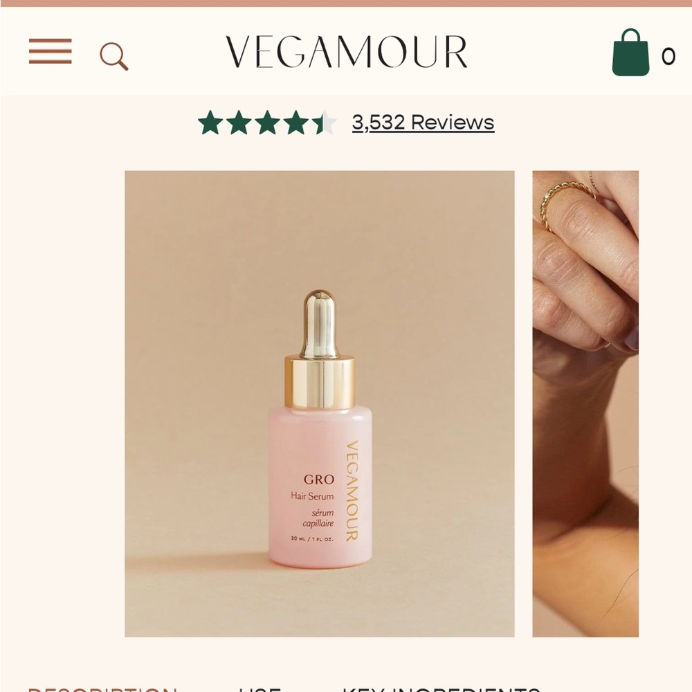 Gro Hair Serum by Vegamour
